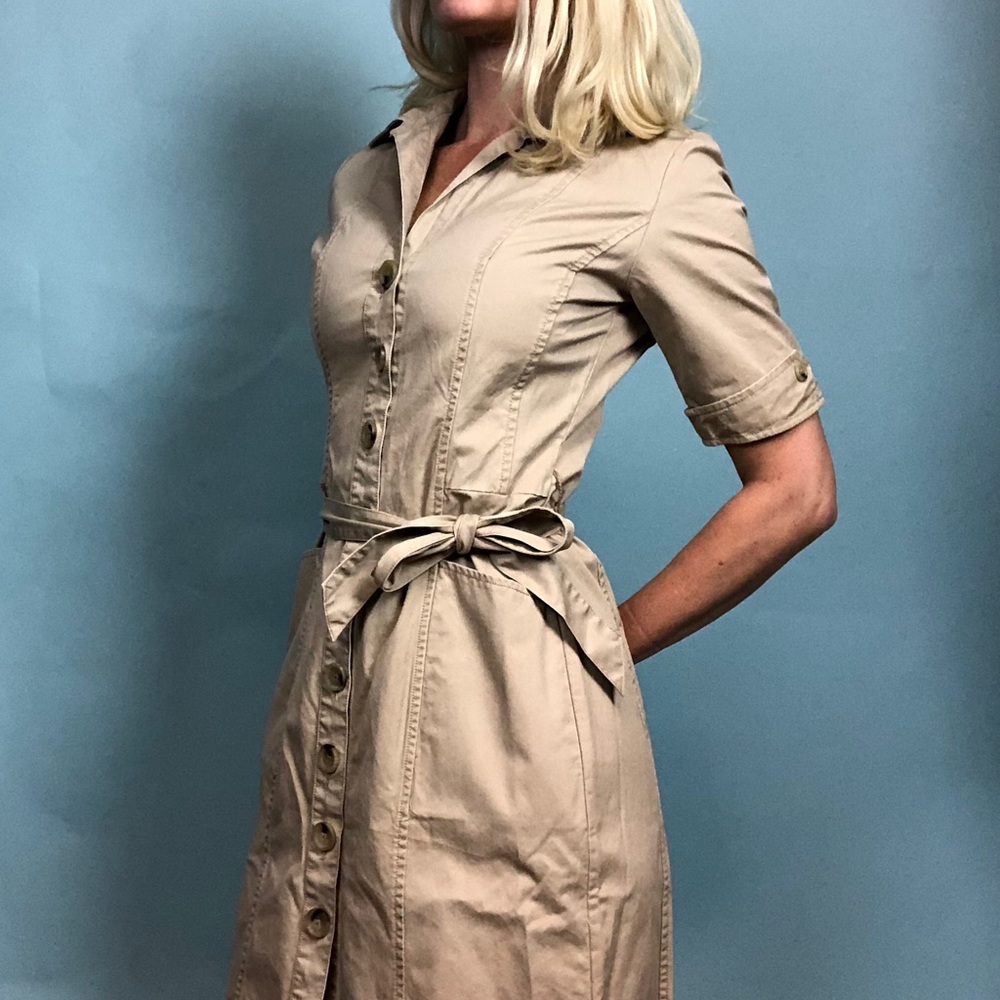 Banana Republic khaki dress